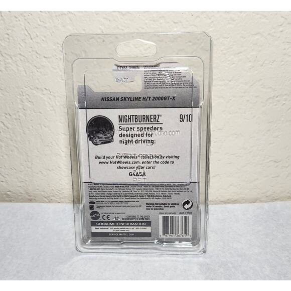 Hot Wheels Nissan Skyline H/T 2000GT-X Nightburnerz 283/ 365 9 of 10 New 2015 - Picture 6 of 6